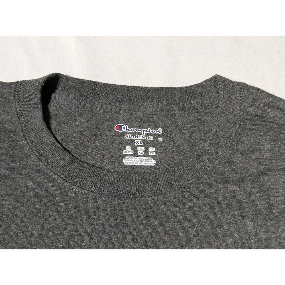 STANFORD UNIVERSITY x Champion Gray Heather‎ T-Shirt - Men XL - Picture 3 of 12
